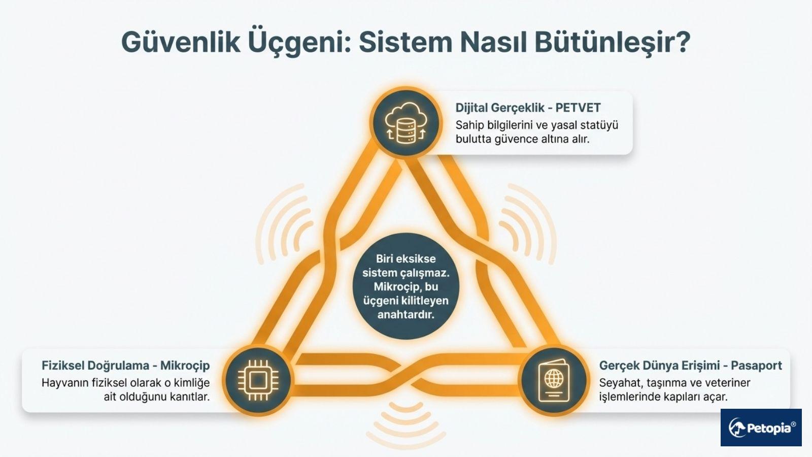 Mikroçip, PETVET ve Pasaport Birlikte Nasıl Çalışır