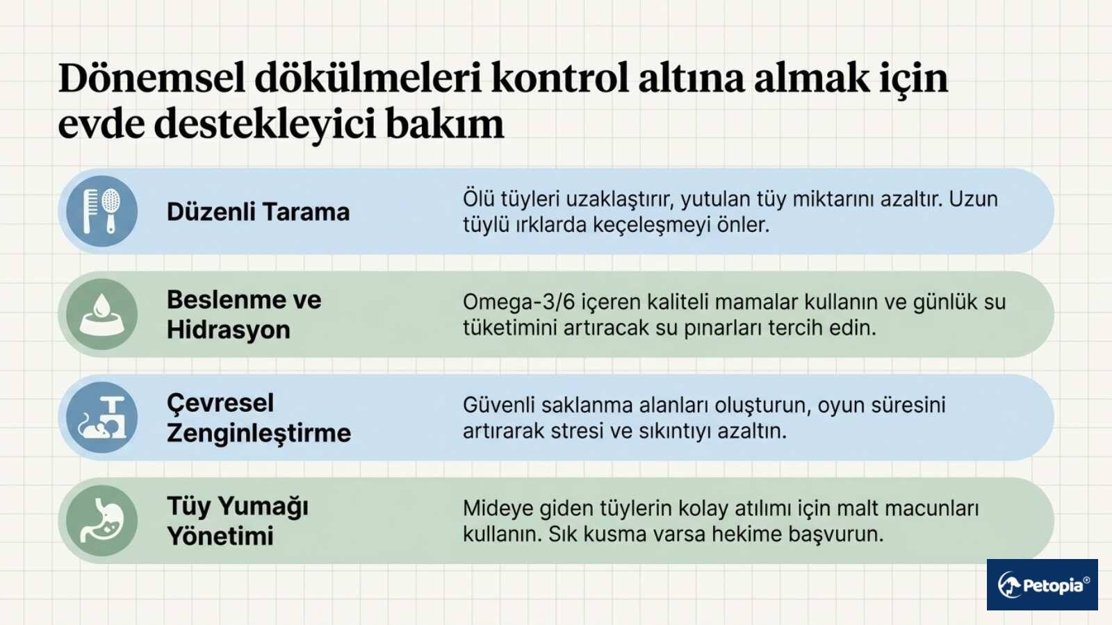 Kedilerde Tüy Dökülmesinde Evde Ne Yapılabilir